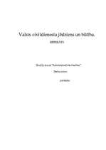 Referāts 'Valsts civildienesta jēdziens un būtība', 1.