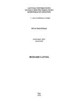 Referāts 'Bezdarbs Latvijā', 1.