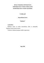 Konspekts 'Reklāma', 1.