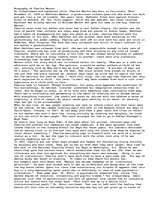 Eseja 'Biography of Charles Manson', 1.