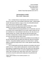 Eseja 'Filmas "Putekļi" vēstījuma analīze', 1.