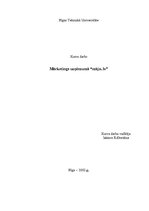 Referāts 'Mārketings uzņēmumā "māja.lv"', 1.