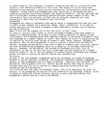 Eseja 'What Criteria Do You Use to Distinguish between Knowledge, Opinion and Propagand', 2.
