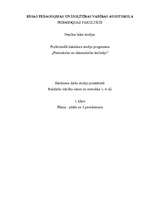 Konspekts 'Rokdarbu stunda 1.klasei', 1.