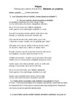 Konspekts 'E. Virzas balāde Doma baznīcas balāde', 1.