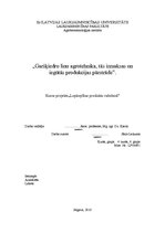 Referāts 'Garšķiedru linu agrotehnika, tās izmaksas un iegūtās produkcijas pārstrāde', 1.