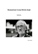 Konspekts 'Romantisms Leona Brieža dzejā', 1.