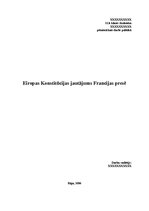 Referāts 'Eiropas Konstitūcijas jautājums Francijas presē (2005.gada maijs)', 1.