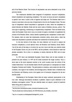 Eseja 'European Union: Institutions, Policy, Economy and Law. Exclusive and Shared Comp', 2.