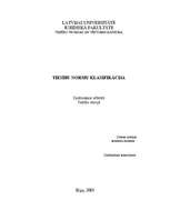 Referāts 'Tiesību normu klasifikācija', 1.