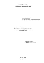 Referāts 'Vienaldzība, interese, ieinteresētība', 1.