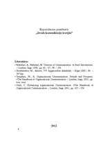 Konspekts 'Komunikāciju teorijas', 1.