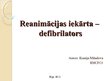 Referāts 'Reanimācijas iekārta - defibrilators', 24.