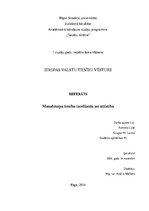 Referāts 'Musulmaņu tiesību izcelšanās un attīstība', 1.