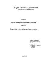Referāts 'Portfeļa izmaksājamo summu skaita sadalīšana', 1.