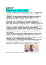 Eseja 'Špikošana ir ne tik slikti', 1.
