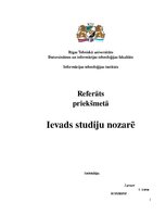 Paraugs 'Ievads datorzinātņu un informācijas tehnoloģiju nozarē', 1.