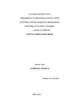 Konspekts 'Vadīšanas teorijas', 1.