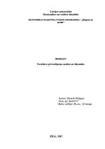Referāts 'Pasažieru pārvadājumu analīze un dinamika', 1.