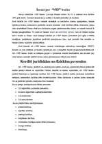 Konspekts 'VEF bankas finanšu pārskatu analīze', 1.