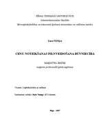 Diplomdarbs 'Cenu noteikšanas pilnveidošana būvniecībā', 1.