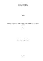 Eseja 'Trīs Latvijas uzņēmumu sociālie pārskati sociālās atbildības un ilgtspējības kon', 1.