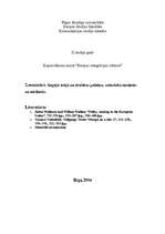 Konspekts 'Kopējā ārējā un drošības politika, sadarbība tieslietās un iekšlietās', 1.