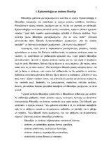 Referāts 'Epistemoloģija un zinātnes filosofija', 1.