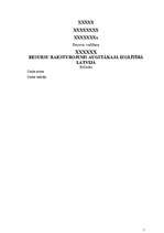 Referāts 'Resursu raksturojums augstākajā izglītībā Latvijā', 1.