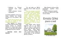 Konspekts 'Ernsta Glika dzīve', 2.