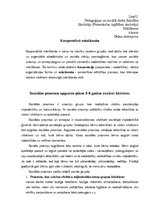 Konspekts 'Kooperatīvā mācīšanās', 1.