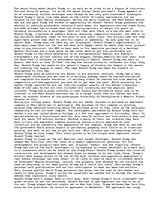 Eseja 'Donald Trump: His Early Rise into Fame and Wealth', 1.