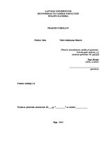 Prakses atskaite 'Prakses atskaite Valsts Ieņēmumu dienestā', 1.