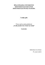 Eseja 'Ingmara Bergmana filmas "Zemeņu lauks" analīze', 1.