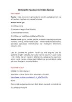 Konspekts 'Bezskaidrā nauda un centrālās bankas', 1.