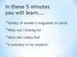 Prezentācija 'Characterization of Women’s Magazines in Latvia', 2.
