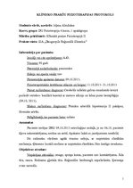 Prakses atskaite 'Cerebrāls infarkts galvas smadzenēs kreisajā puslodē', 1.