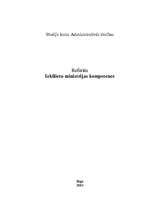 Referāts 'Iekšlietu ministrijas kompetence', 1.