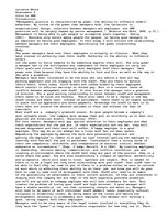 Eseja 'Power and Management', 1.