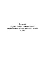 Konspekts 'Digitālā drošība un kiberdrošība uzņēmumiem – datu aizsardzība, hakeru draudi', 1.