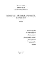 Konspekts 'Mazbērna jeb agrīnās bērnības vecumposma raksturojums', 1.