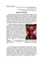 Konspekts 'Malkolms X', 2.