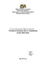Konspekts 'Vienstāva ražošanas ēka ar vienlaiduma nesošo šķērsrāmi', 1.