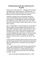 Konspekts 'Politiskās pārmaiņas Eiropas valstīs 20.gadsimta 20.-30.gados', 1.