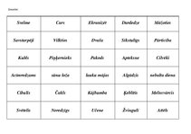 Konspekts 'Latviešu valodas stundas konspekts 5.klasei. Sinonīmi', 4.