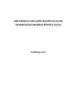 Diplomdarbs 'Lielformāta saplākšņu ražošanas jaudu optimizācijas projekts rūpnīcā', 1.