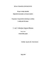 Konspekts 'Grāmatvedības uzskaite, tās saturs un uzdevumi. Grāmatvedības uzskaites objekti,', 1.