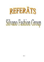 Konspekts 'Uzņēmums "Silvano Fashion Group"', 1.
