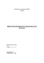 Paraugs 'Personāllietvedība', 30.