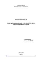 Referāts 'Vispārizglītojošo skolu skaits un bezdarbnieku skaits republikas pilsētās un raj', 1.